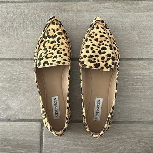 Steve Madden Cheetah hair/print flats